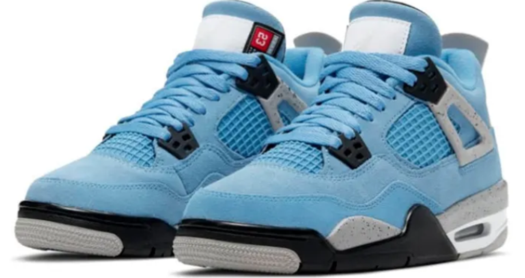 Giày Nike Air Jordan 4 Retro GS 'University Blue' 408452-400 - Ảnh 4
