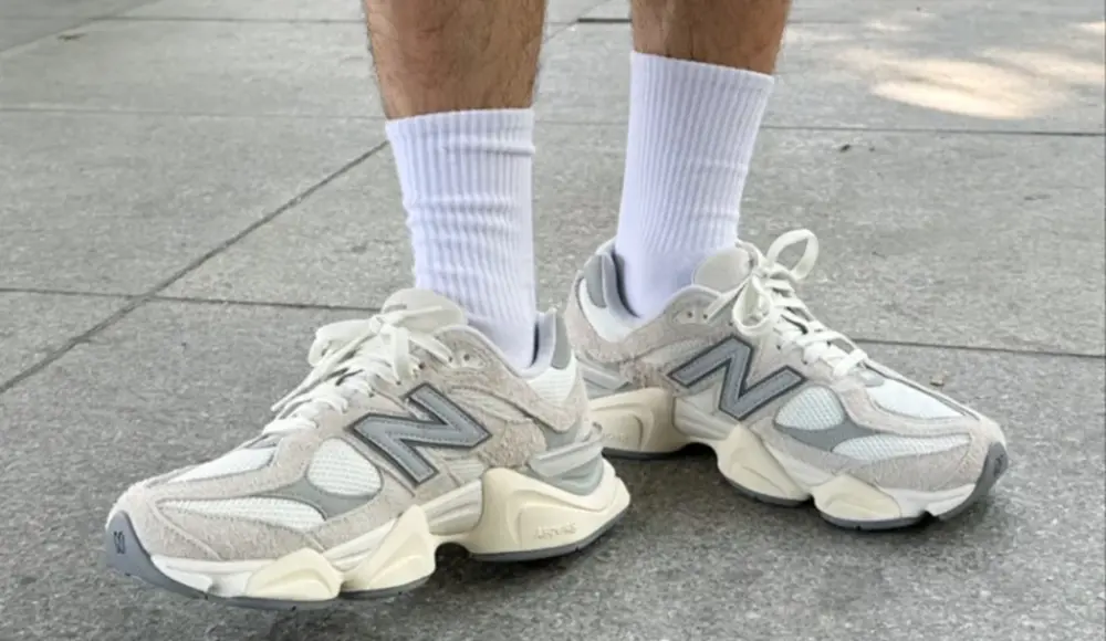 Giày New Balance 9060 'White Grey' U9060HSC - Ảnh 3