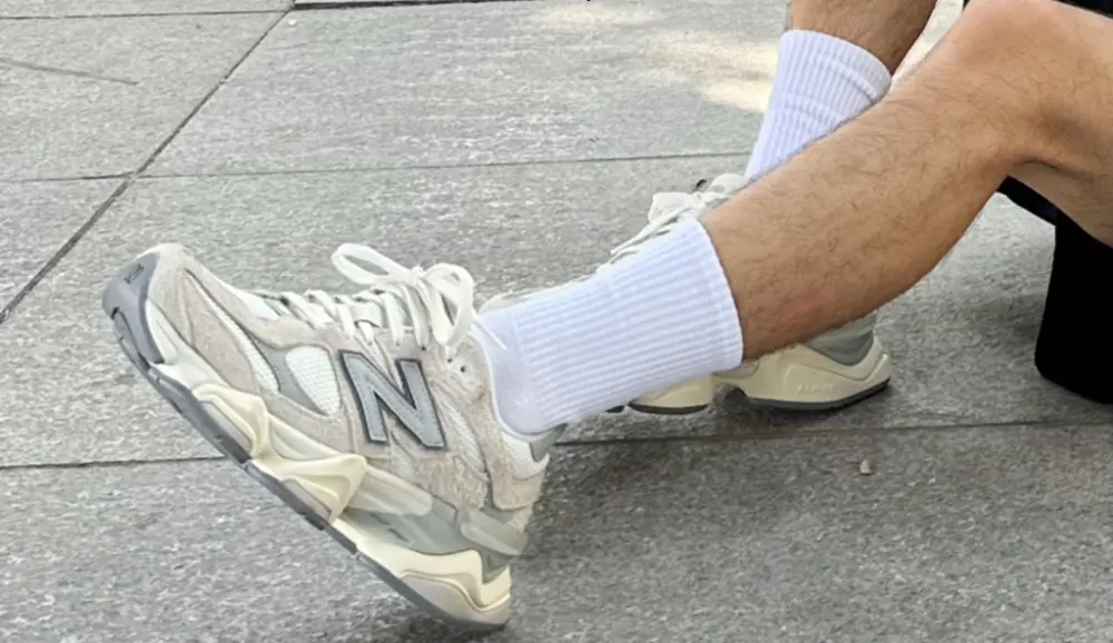 Giày New Balance 9060 'White Grey' U9060HSC - Ảnh 4