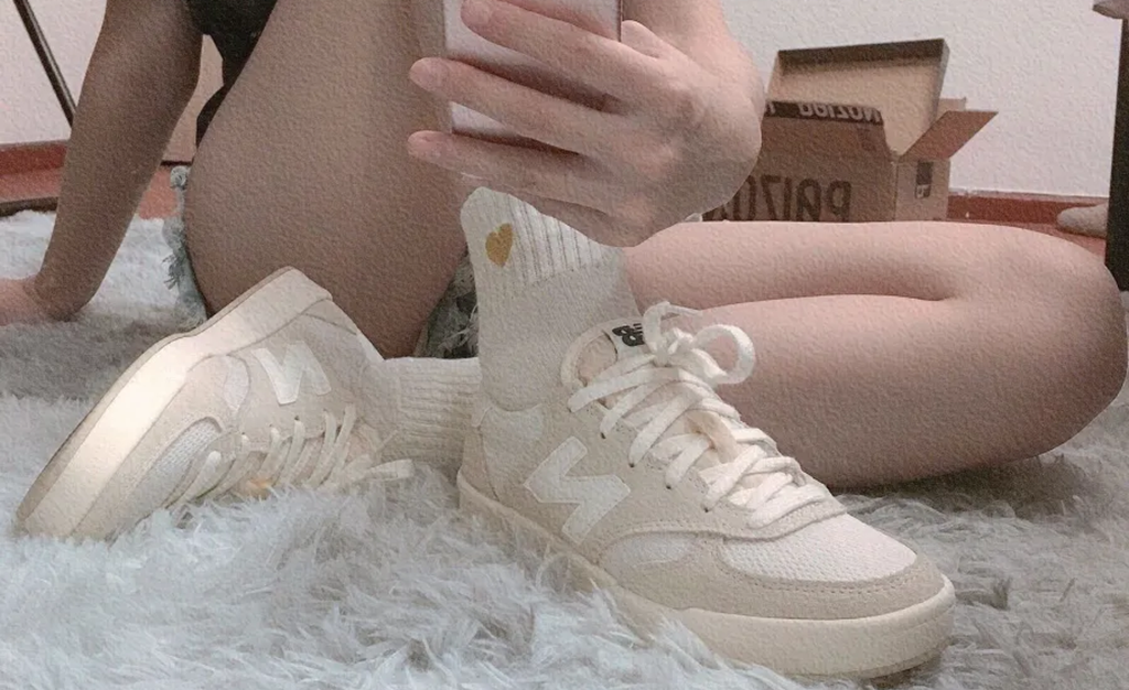 Giày New Balance 300 Suede White CRT300CH - Ảnh 5