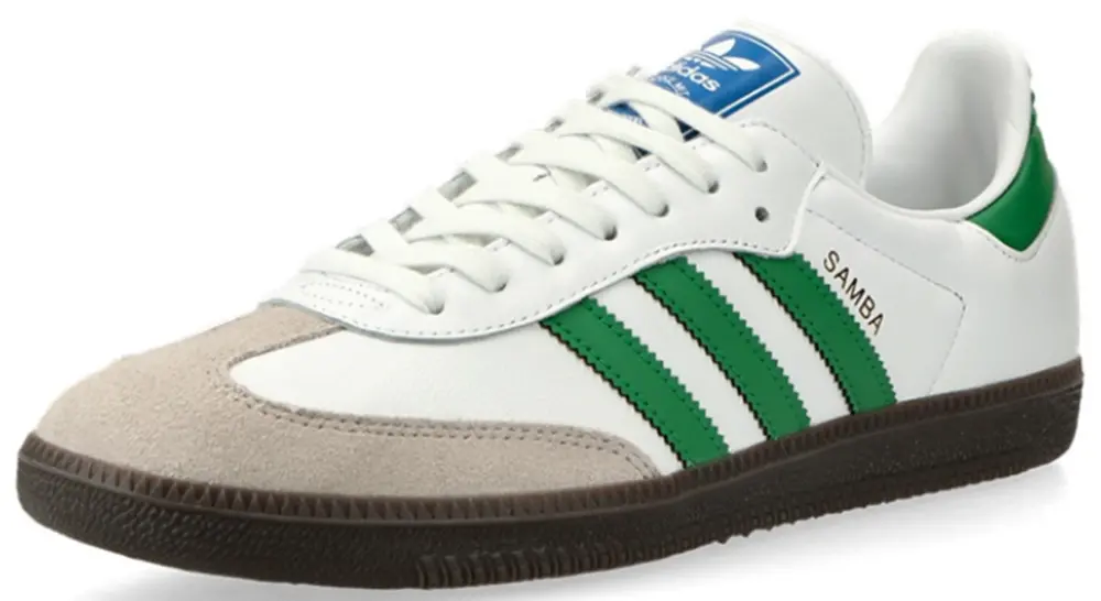 Alternative view of Giày Adidas Samba OG 'White Green' IG1024