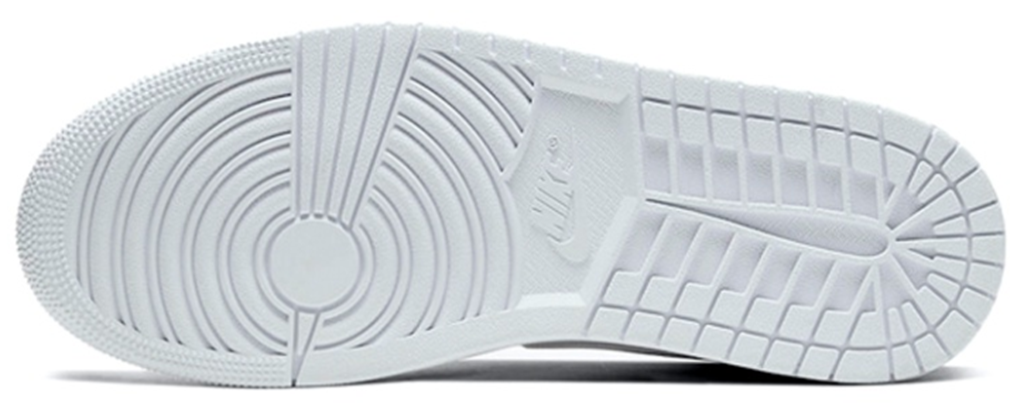 Giày Nike Air Jordan 1 Mid Triple White 554724-130 - Ảnh 5