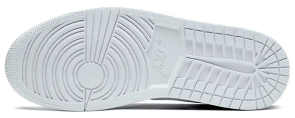 Giày Nike Air Jordan 1 Mid Triple White 554724-130 - Ảnh 5