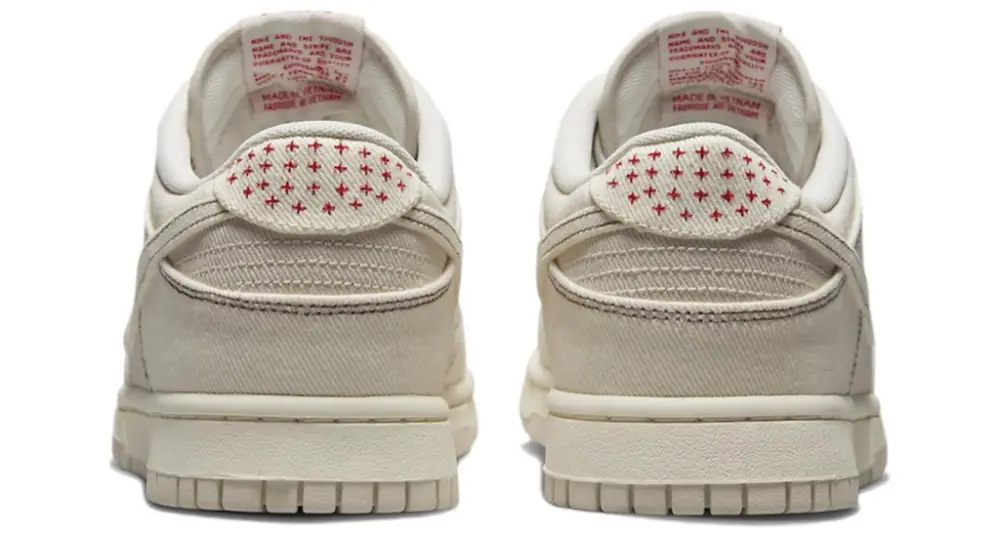 Giày Nike Dunk Low SE 'Sashiko - Light Orewood Brown' DV0834-100 - Ảnh 3