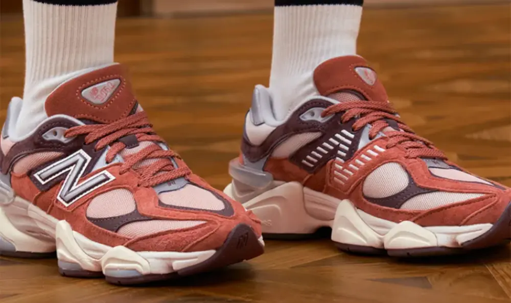 Giày New Balance 9060 Cherry Blossom 'Mineral Red' U9060TRU - Ảnh 3