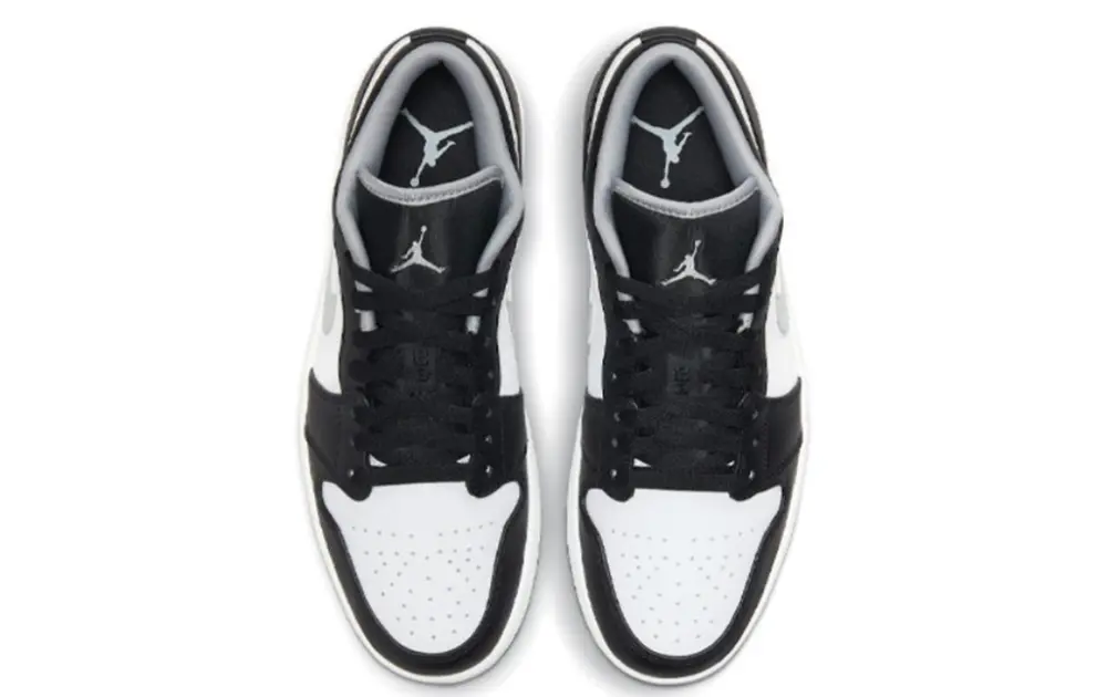 Alternative view of Giày Nike Air Jordan 1 Low 'Black Medium Grey' 553558-040