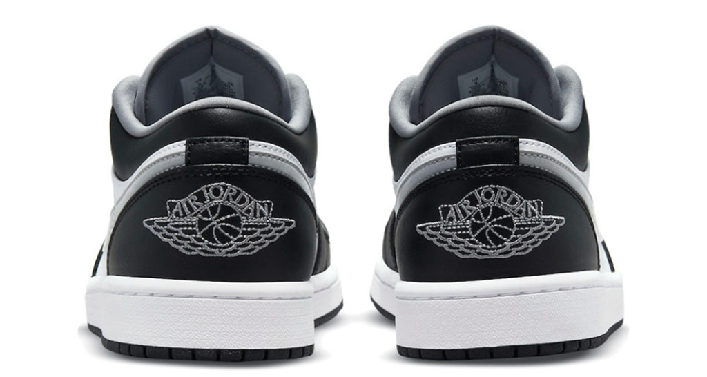 Giày Nike Air Jordan 1 Low 'Black Medium Grey' 553558-040 - Ảnh 3