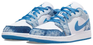 Alternative view of Giày Nike Air Jordan 1 Low 'Washed Denim' GS DM8947-100