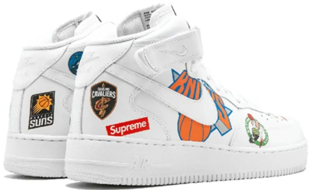 Giày Nike Supreme Air Force 1 07 'White' AQ8017-100 - Ảnh 6