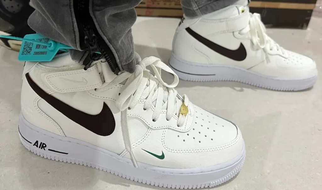 Giày Nike Air Force 1 'White Brown' DR9513-100 - Ảnh 3