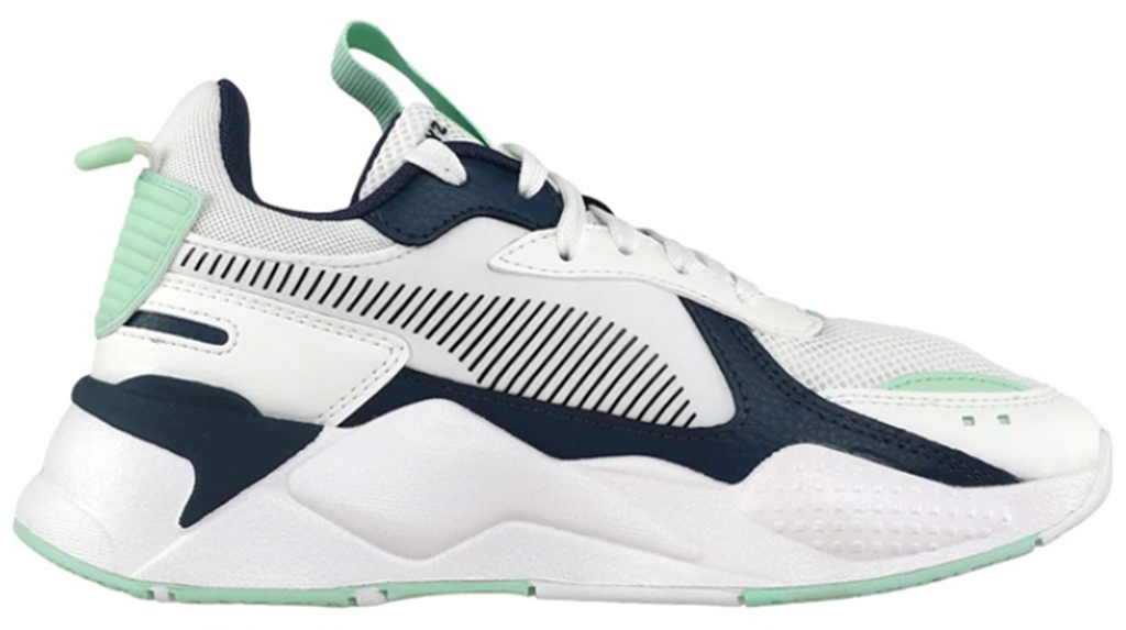 Puma RSX Joy Jr Sneakers White Blue Green Water 372864-01 - Ảnh 5