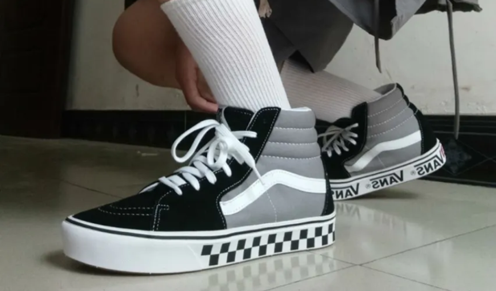 Giày Vans Sk8-Hi ComfyCush 'Black Frost Gray' VN0A3WMBWI6 - Ảnh 3