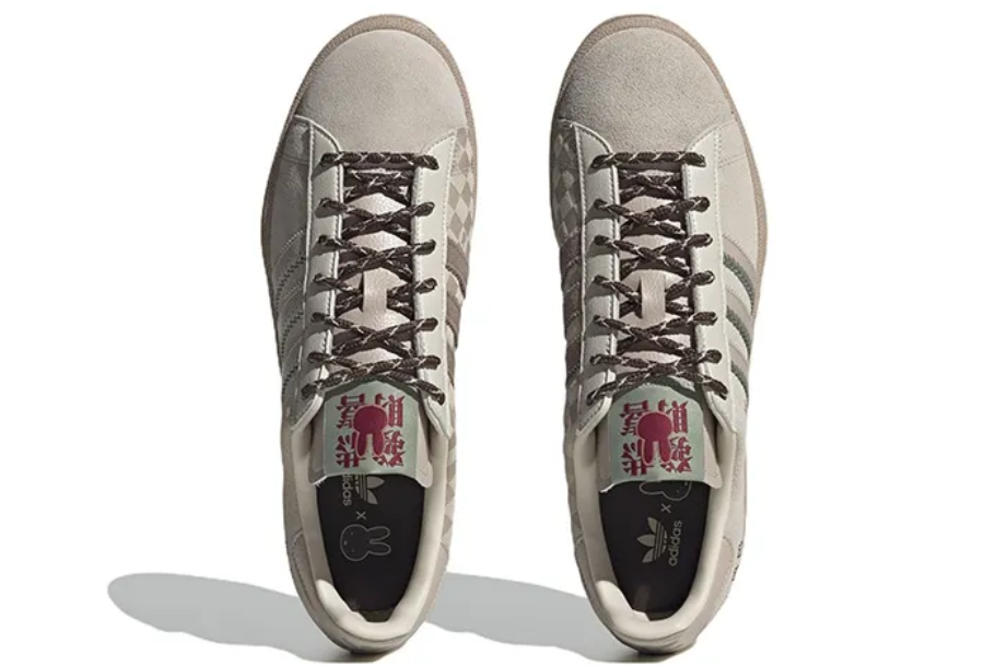 Giày Adidas Originals Campus 80S Chalk 'Brown' IE1900 - Ảnh 4