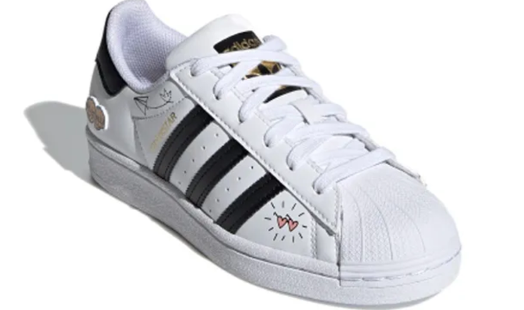 Giày Adidas Superstar J 'Girls Rule White' FX5202 - Ảnh 3