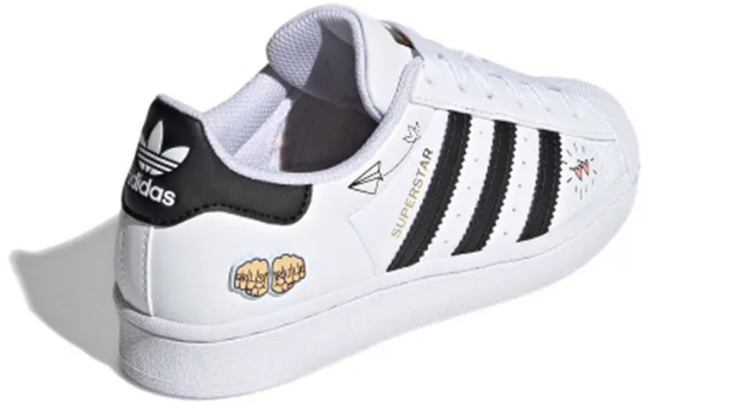 Giày Adidas Superstar J 'Girls Rule White' FX5202 - Ảnh 5