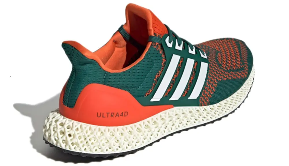 Alternative view of Giày Adidas Ultra 4D 'Miami Hurricanes' Q46439