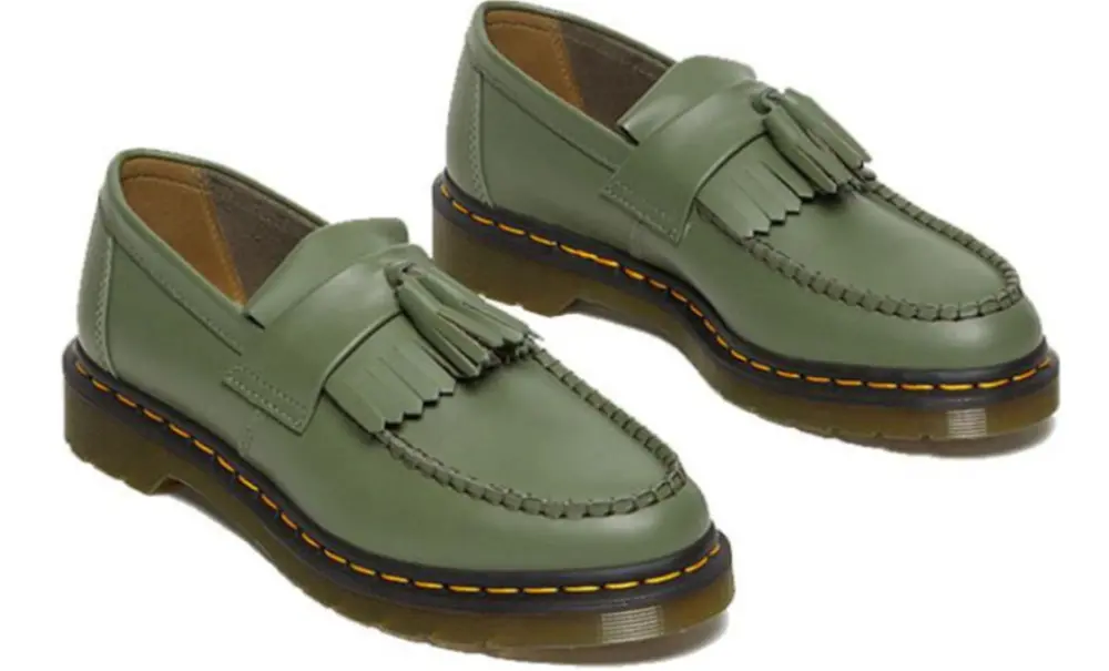 Giày Dr. Martens Adrian Tassel Loafer ‘Khaki Green’ 27759384 - Ảnh 4