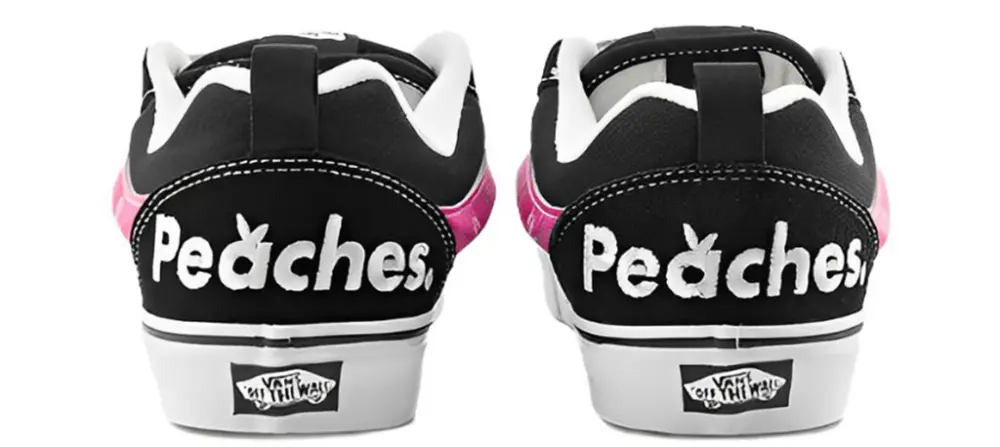 Giày Vans x Peaches. Knu Skool 'Black Pink' VN0009QCB9P1 - Ảnh 3