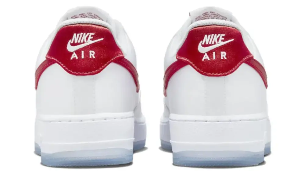 Giày Nike Air Force 1 '07 Essential White Varsity Red' DX6541-100 - Ảnh 5
