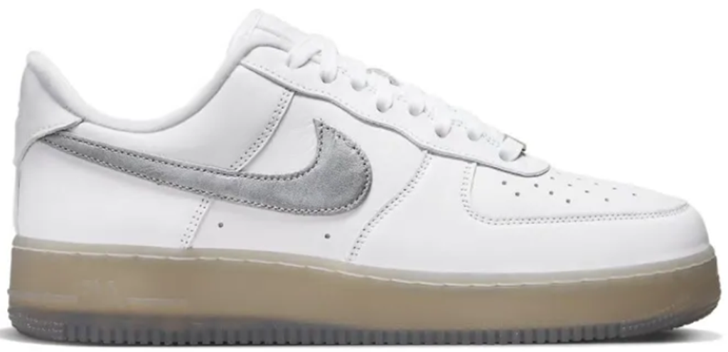 Giày Nike Air Force 1 'White Metallic Silver' DX3945-100