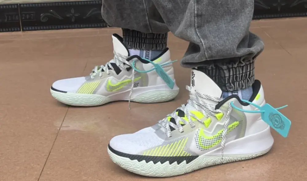 Giày Nike Kyrie Flytrap 5 EP 'White Volt' DC8991-101 - Ảnh 4