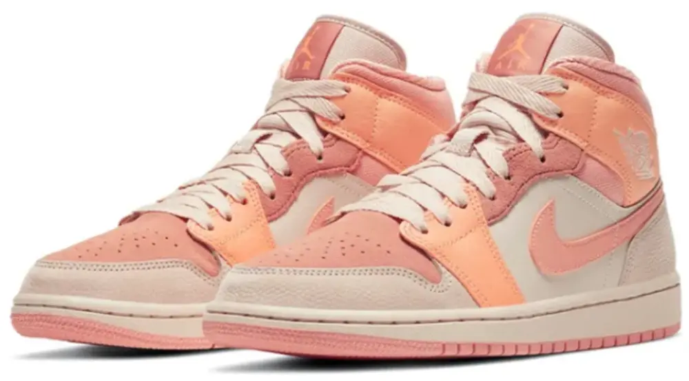 Giày Nike Air Jordan 1 Mid 'Apricot' DH4270-800 - Ảnh 3