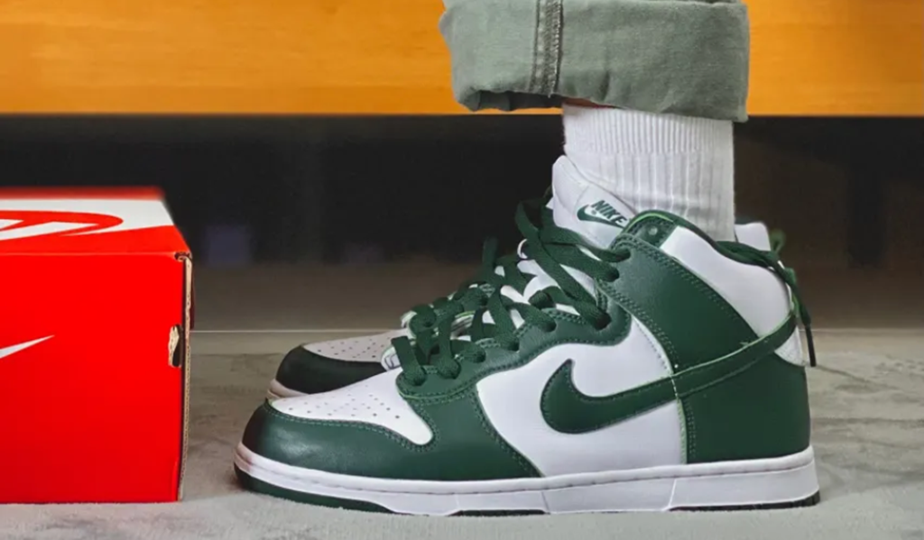 Giày Nike Dunk High SP 'Spartan Green' CZ8149-100 - Ảnh 7