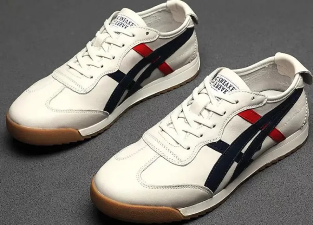 Giày Onitsuka Tiger Mexico 66 SD 'Cream Peacoat' 1183A727-101 - Ảnh 5