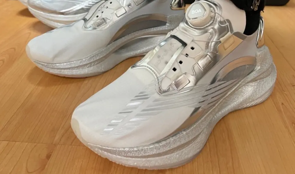 Alternative view of Giày Li Ning Boom 2021 New Essential 'Silver' ARHQ245-4