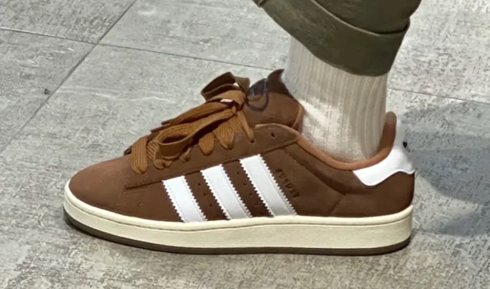 Giày Adidas Campus 00s 'Brown White' GY6433 - Ảnh 4