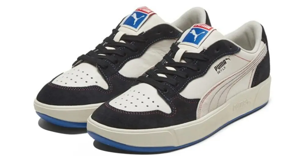 Alternative view of Giày Puma Sky Lx Low Pnrm Cream white black Skate Shoes 375876-01