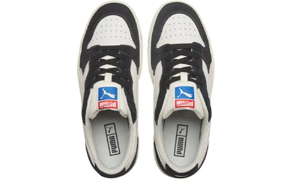 Giày Puma Sky Lx Low Pnrm Cream white black Skate Shoes 375876-01 - Ảnh 5