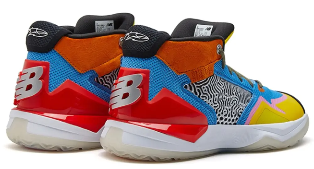 Giày New Balance KAWHI 'Light Cobalt Atomic Yellow' BBKLSMO1 - Ảnh 3
