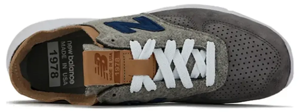 Alternative view of Giày New Balance Woolrich x 1978 Made in USA 'Grey Brown' ML1978SO