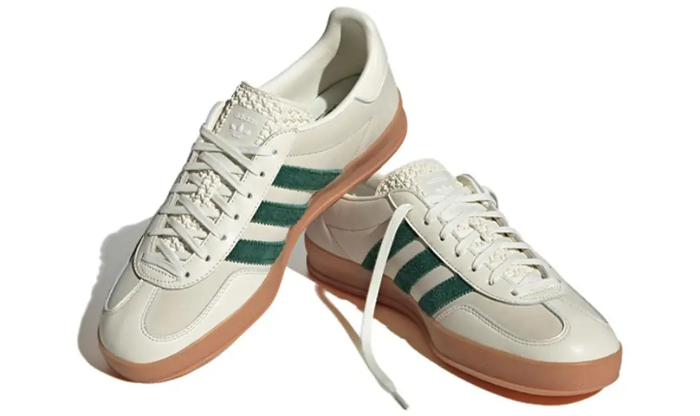 Alternative view of Giày Adidas Gazelle Indoor 'Off White Dark Green White' ID2567