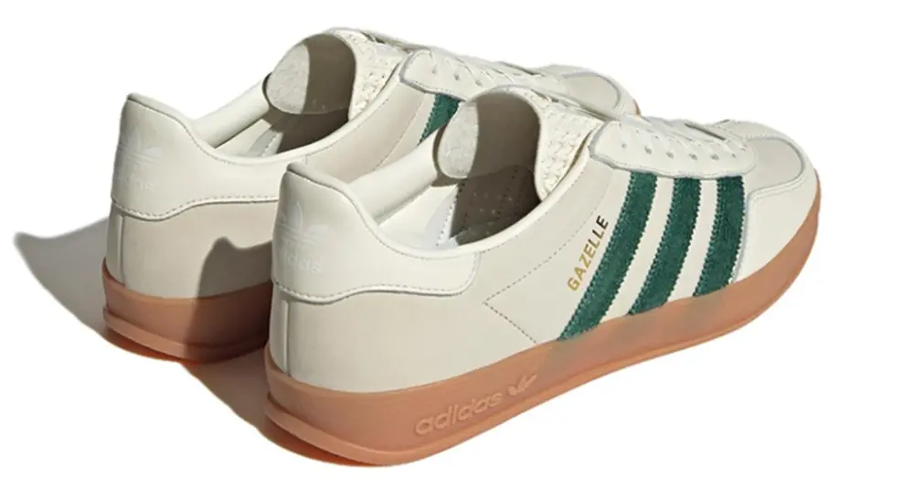 Giày Adidas Gazelle Indoor 'Off White Dark Green White' ID2567 - Ảnh 3