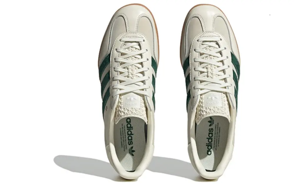 Giày Adidas Gazelle Indoor 'Off White Dark Green White' ID2567 - Ảnh 4
