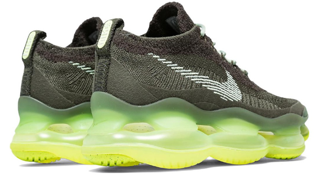 GIày Nike Air Max Scorpion Flyknit 'Cargo Khaki Volt' DJ4701-300 - Ảnh 2