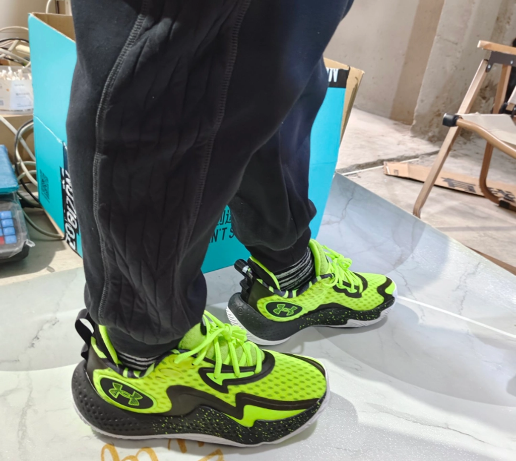 Giày Under Armour Spawn 5 'Let's 3 Green' 3026892-001 - Ảnh 3