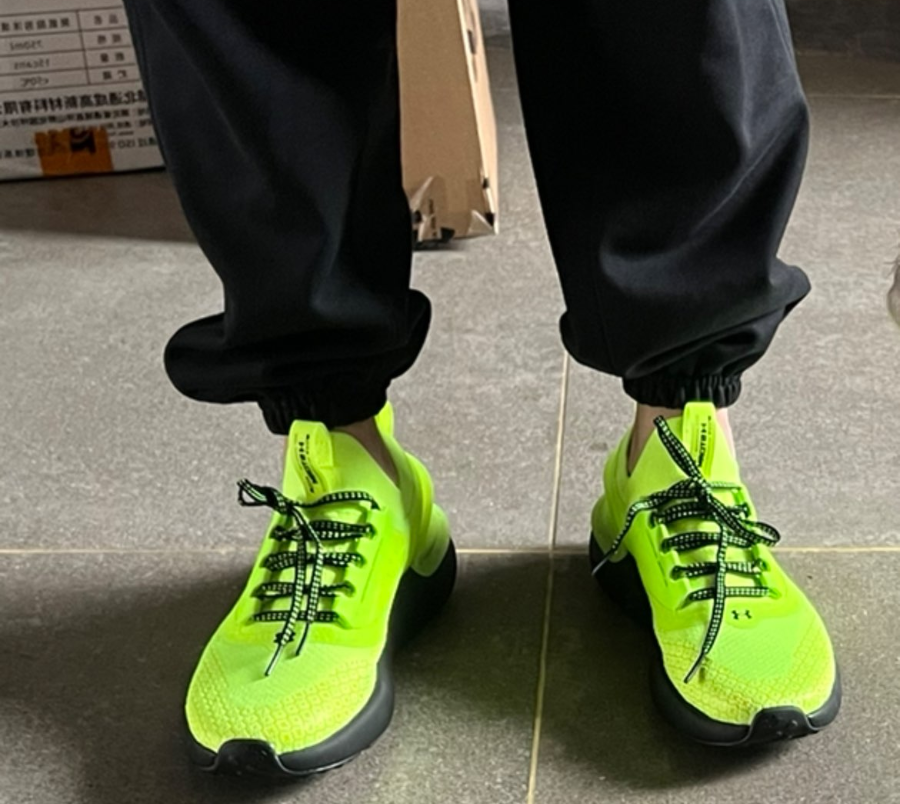 Giày Under Armour HOVR Phantom 3 Storm 'Lime Surge' 3025522-300 - Ảnh 3