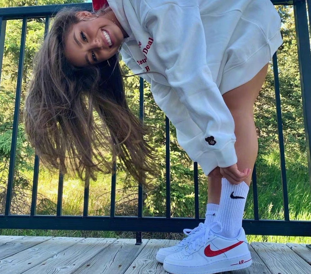 Alternative view of Giày Nike Air Force 1 '07 'White Red' AO2423-102