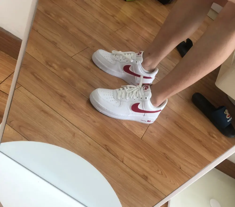 Giày Nike Air Force 1 '07 'White Red' AO2423-102 - Ảnh 3