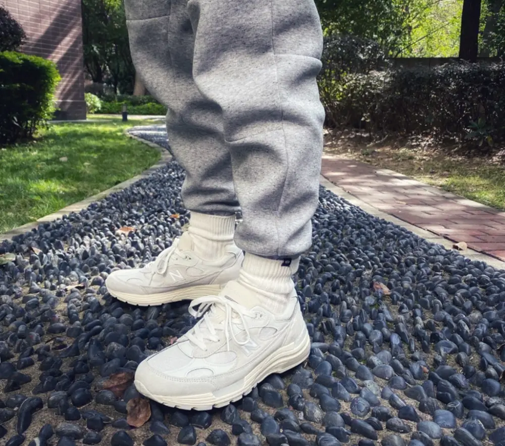 Giày New Balance 992 'White Silver' M992MD - Ảnh 3
