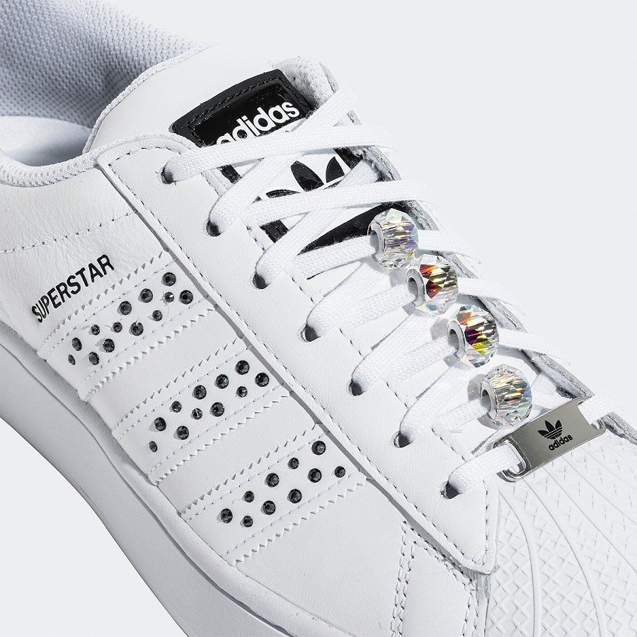 Giày Adidas Swarovski x Wmns Superstar Bold 'Cloud White' FX7456 - Ảnh 5