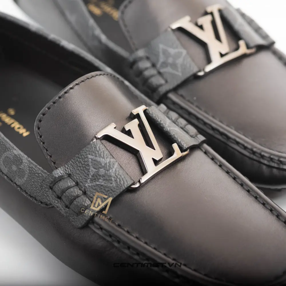 Alternative view of Giày Louis Vuitton Monte Carlo Moccasins 'Black' 1A8F6Z