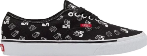 Giày Vans X Kazuki Kuraishi Authentic Skate Shoes Sneakers Black VN0A5HZS6UT