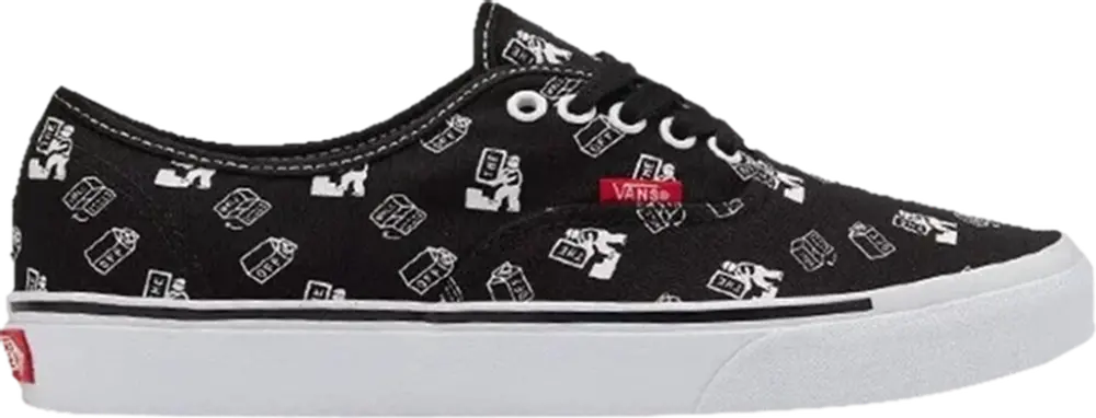 Giày Vans X Kazuki Kuraishi Authentic Skate Shoes Sneakers Black VN0A5HZS6UT