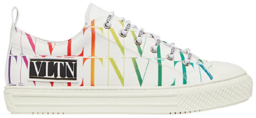 Giày Valentino Giggies Low 'VLTN Times Allover Print White Multi'
