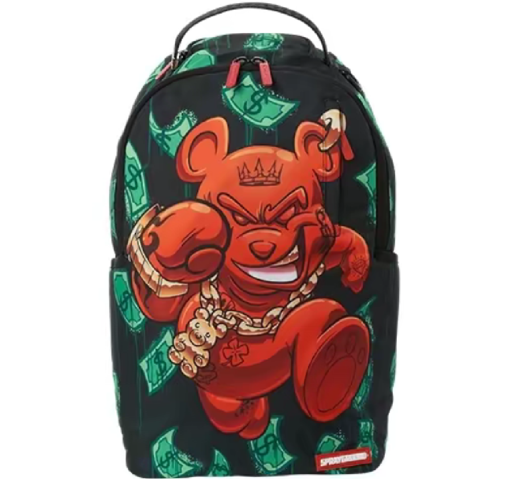 Balo Sprayground Diablo Bear On The Run 'Red' W0635819