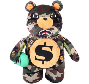 Balo Sprayground Money Bear Doll 'Camo' W0637001